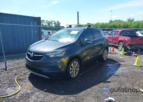 2018 Buick Encore Preferred from USA, damaged, VIN KL4CJASB2JB617947